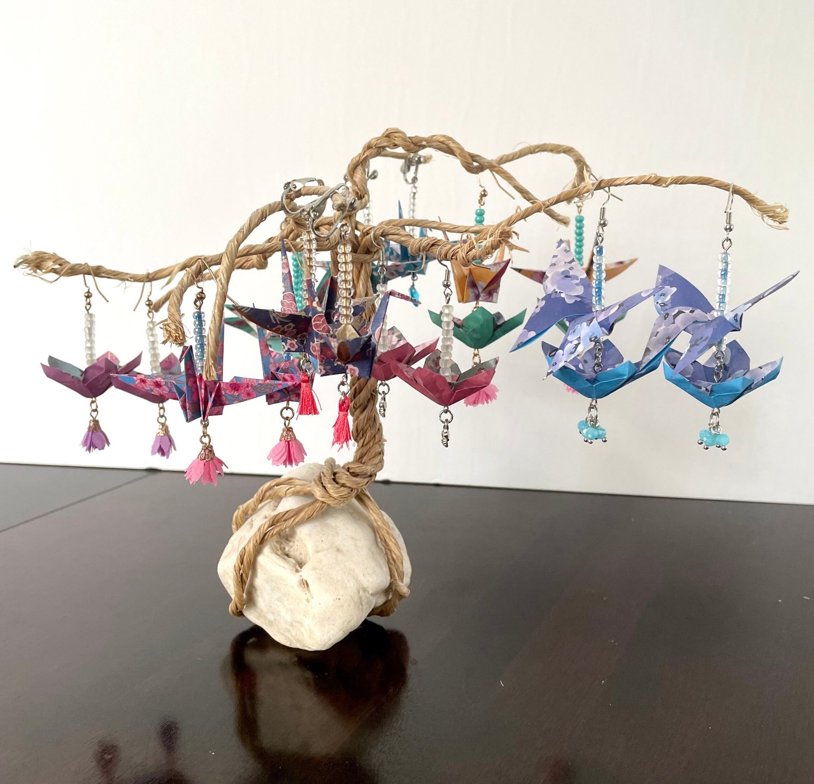origami earrings
